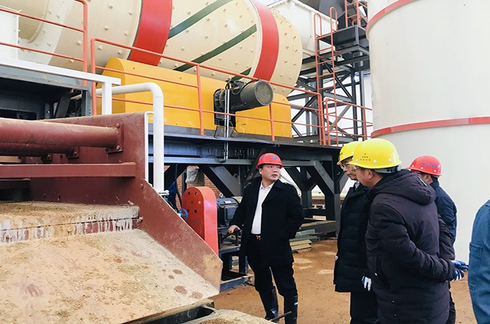 土壤淋洗設備工作現場