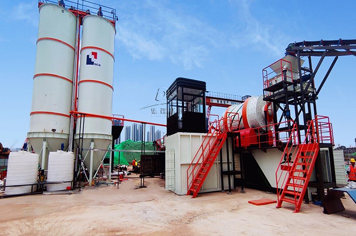 土壤修復(fù)現(xiàn)場(chǎng)