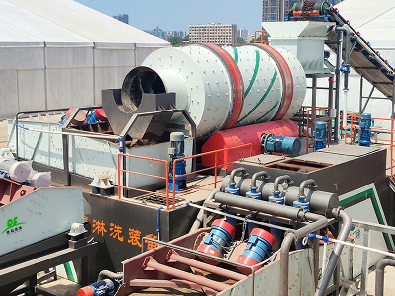 廣州砷污染土壤淋洗修復現(xiàn)場