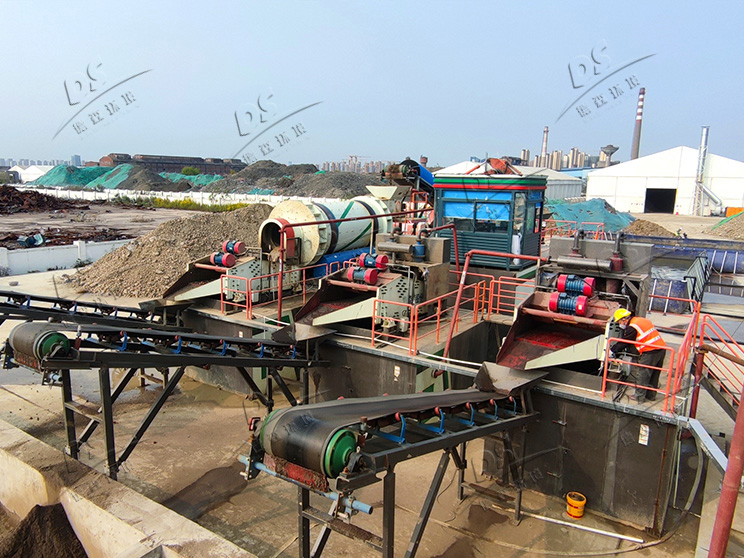 安徽某污染場地土壤淋洗修復現場