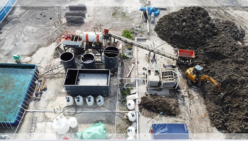 土壤淋洗修復現場