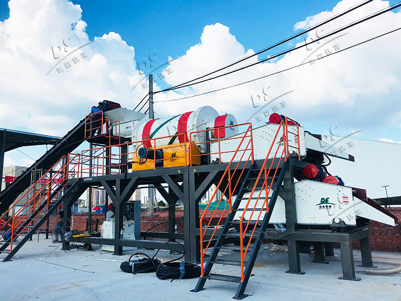 鉻污染土壤淋洗修復現(xiàn)場